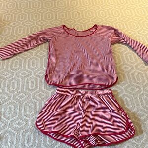 LAKE pajamas l/s shorts set